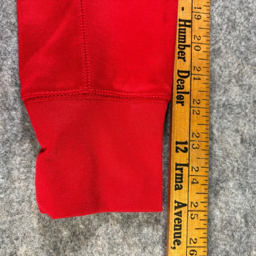 Nike Dri Fit Football Hoodie Red Athletic‎ Pullover Long Sleeve Size S CW3365